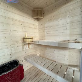 PHÒNG SAUNA GÓC GỖ THÔNG