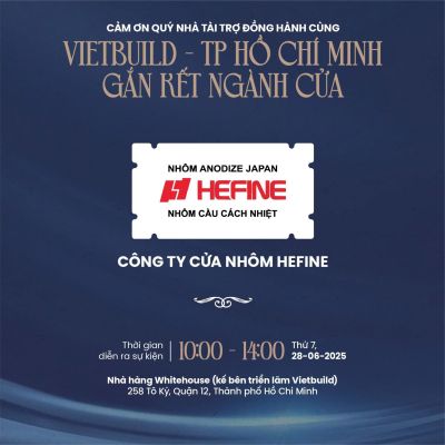 CẢM ƠN ĐƠN VỊ ĐỒNG HÀNH – CÔNG TY CỬA NHÔM HEFINE